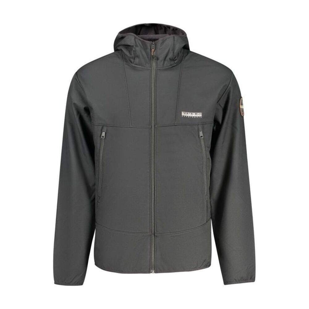 Napapijri Black Polyester Men's Men's Jacket
